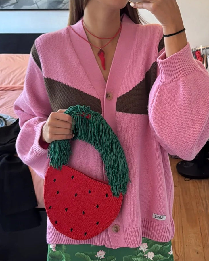 Strawberry Fringe Bag