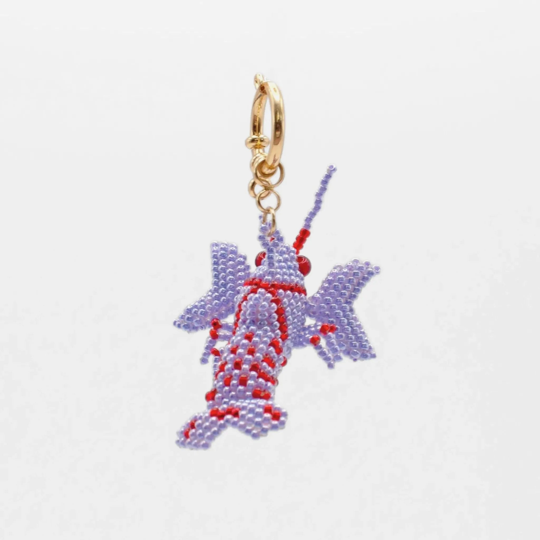 Lilac Lobster Charm