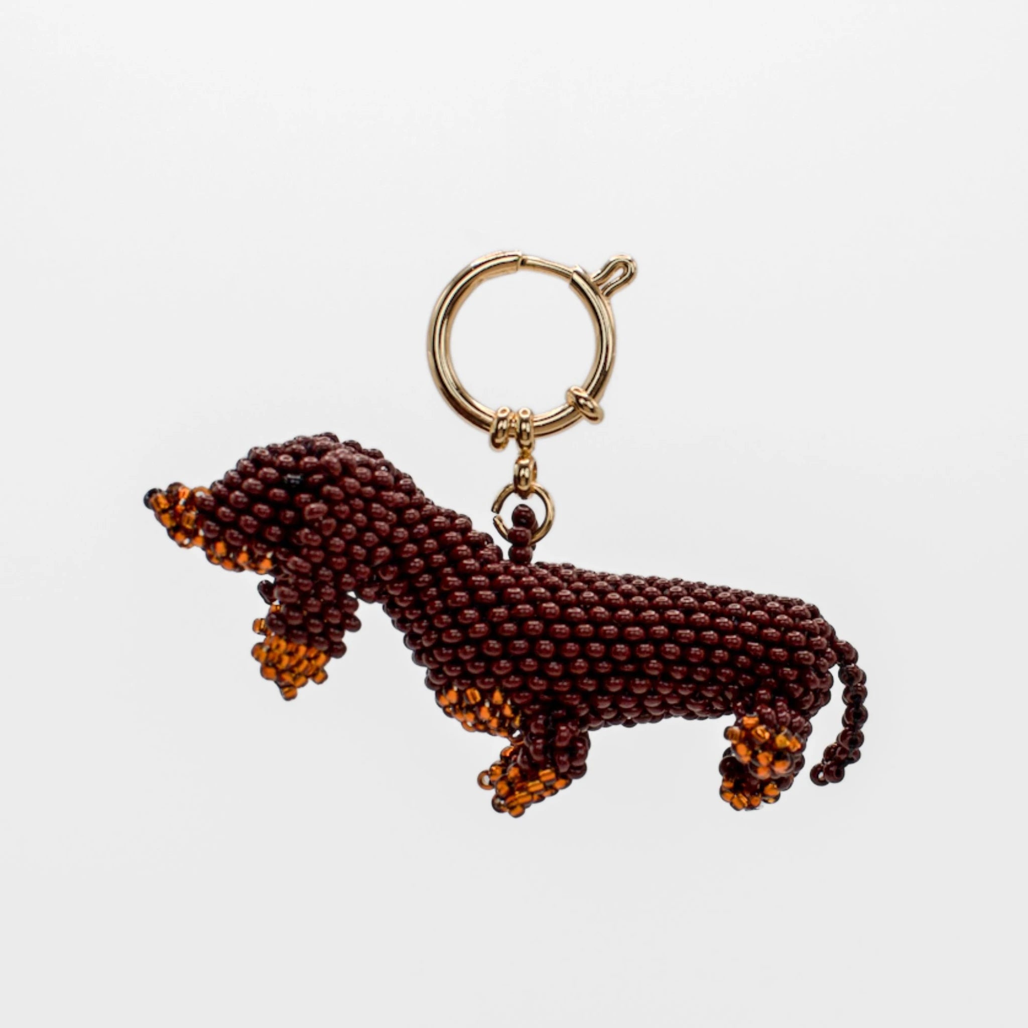 Handmade Beaded Sausage Dog Charm | Juliet Schonenberg – Juliet