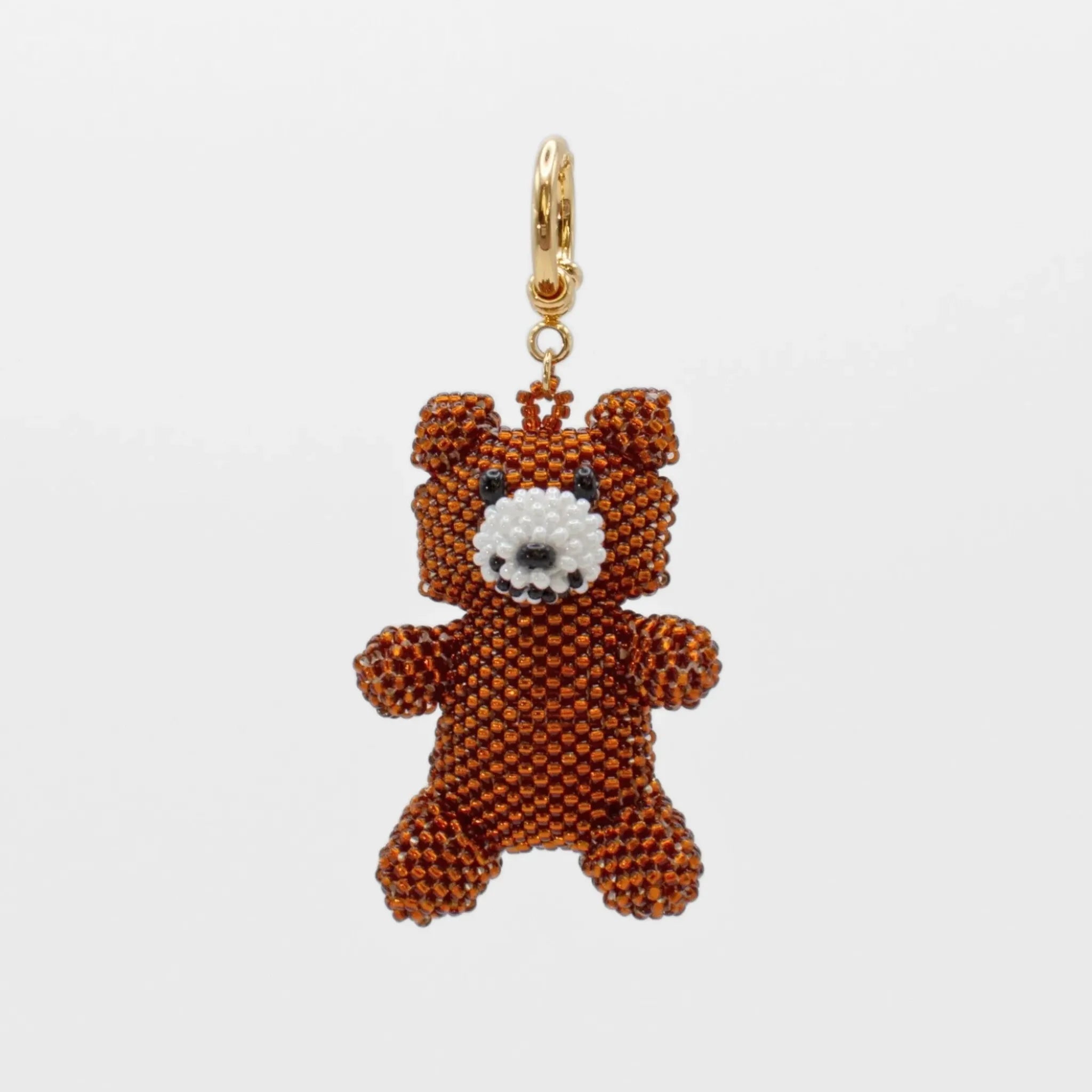Brown Teddy Bear Charm
