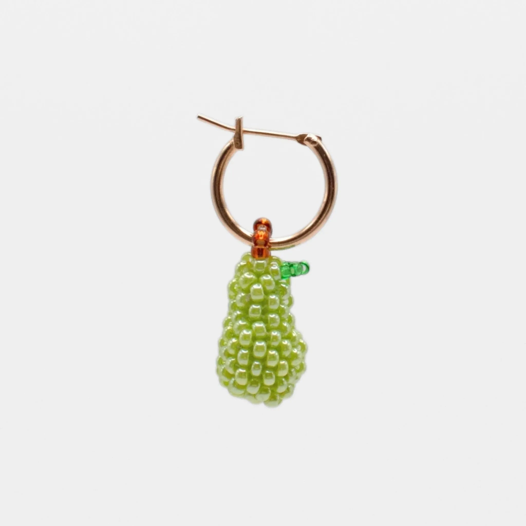 Pear Hoop Earring