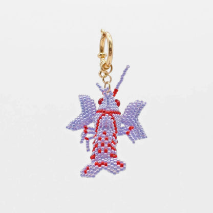 Lilac Lobster Charm