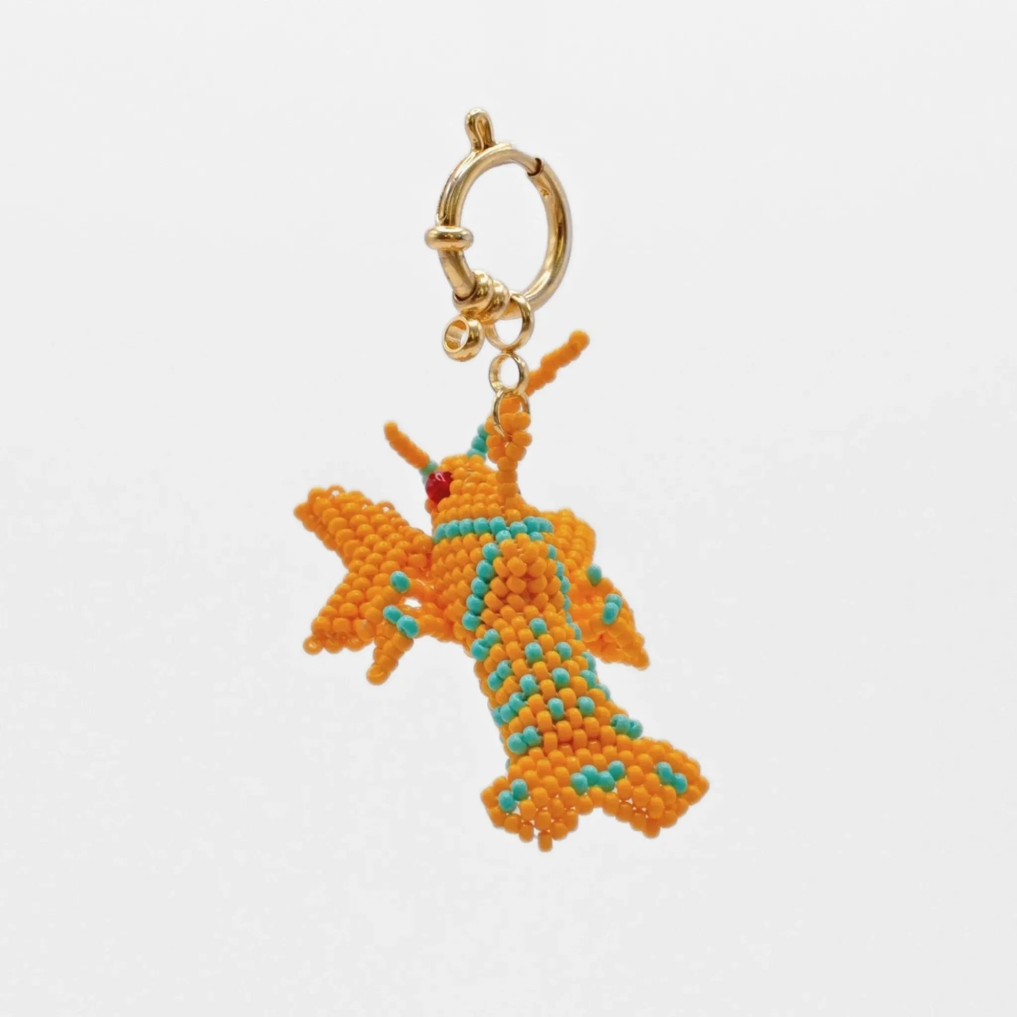 Orange Lobster Charm