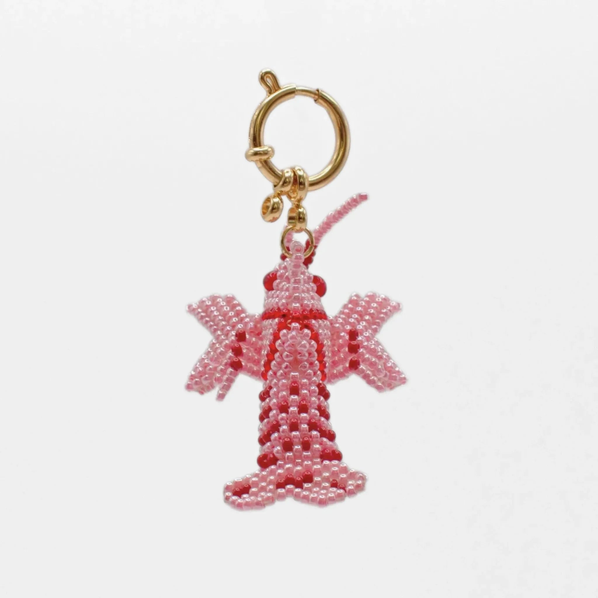 Pink Lobster Charm