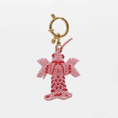 Pink Lobster Charm