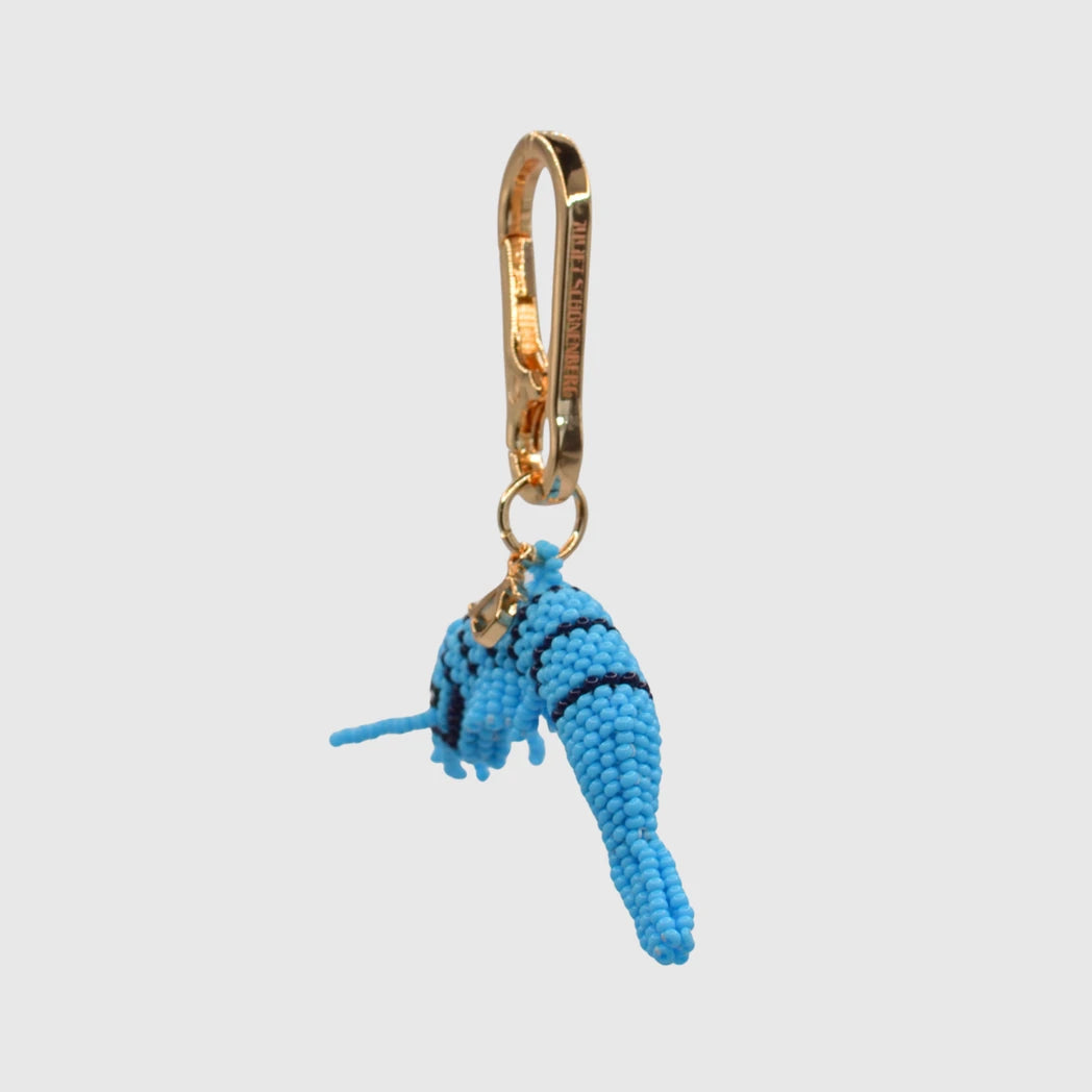 Blue & Navy Shrimp Charm
