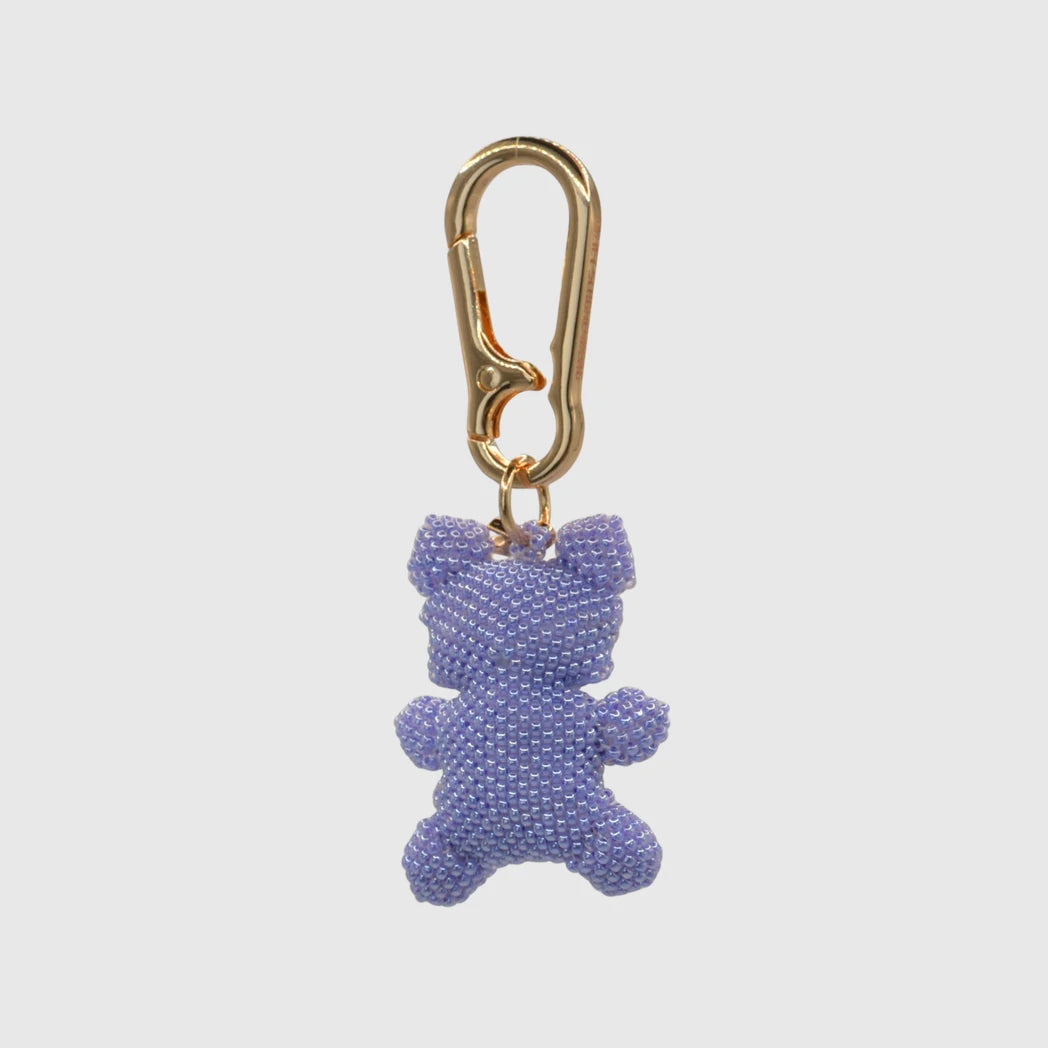 Lilac Teddy Bear Charm