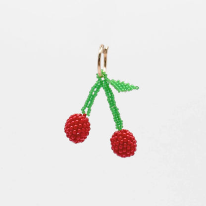 Cherry Hoop Earring