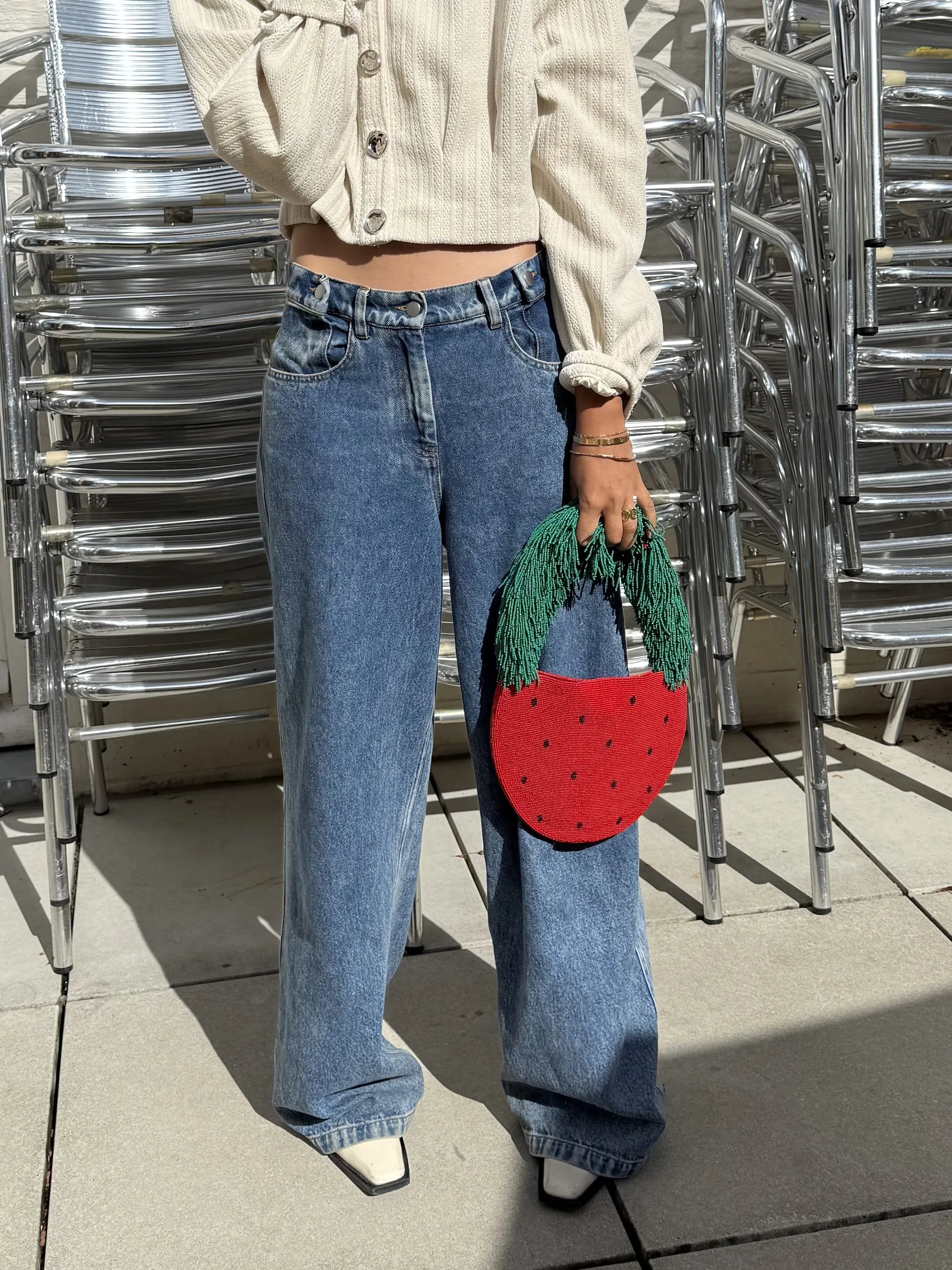 Strawberry Fringe Bag