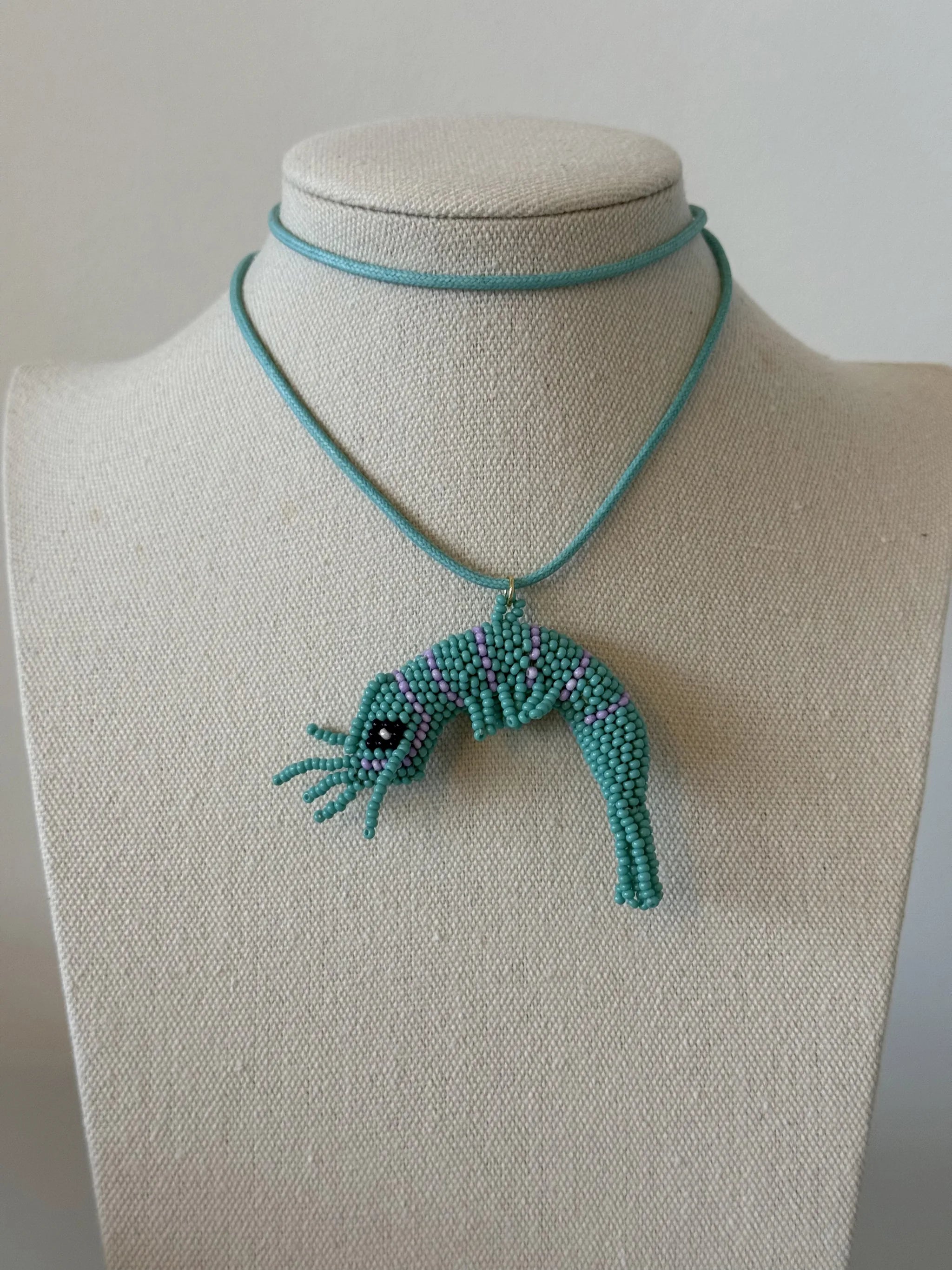 Turquoise Shrimp Necklace