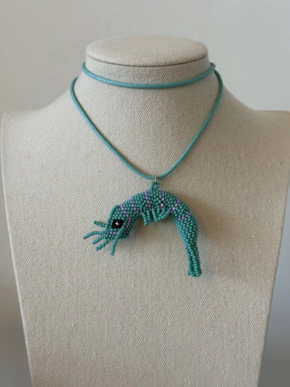 Turquoise Shrimp Necklace