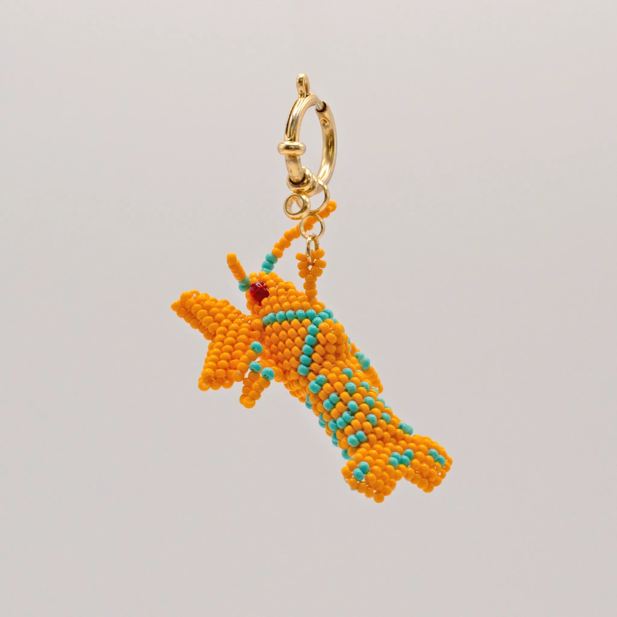 Orange Lobster Charm