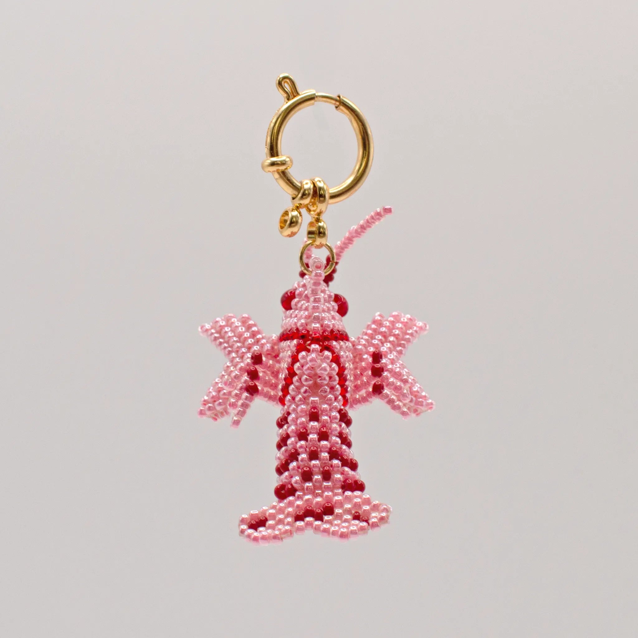 Pink Lobster Charm