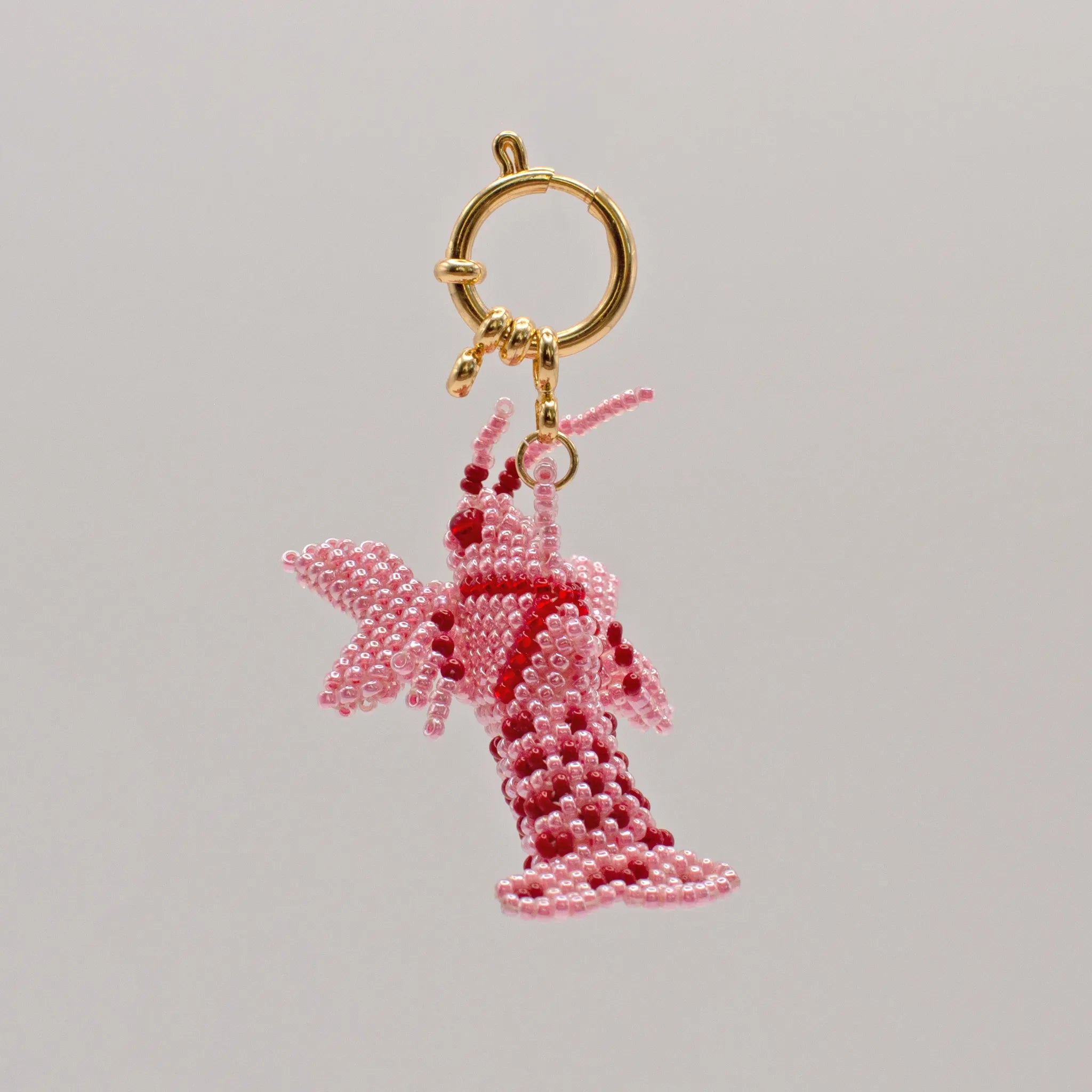 Pink Lobster Charm