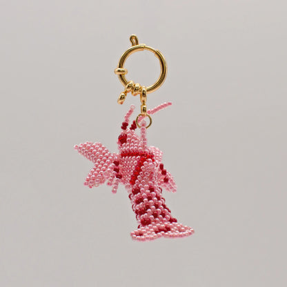 Pink Lobster Charm