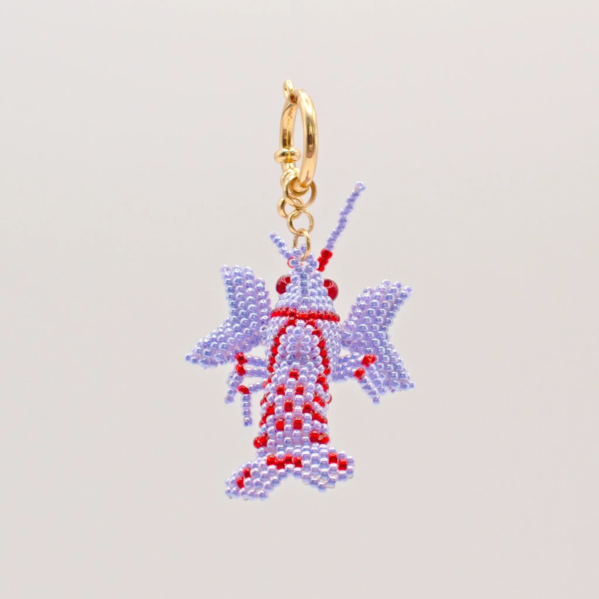 Lilac Lobster Charm