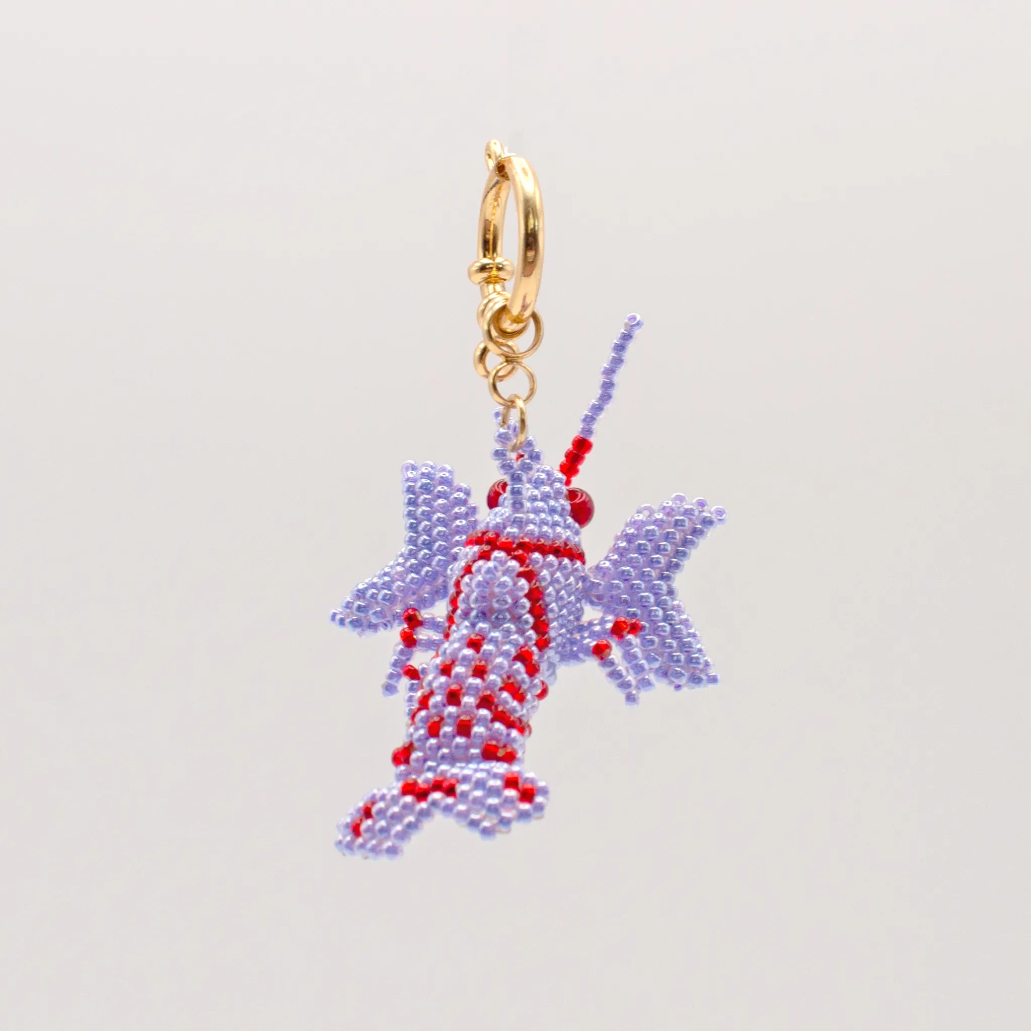 Lilac Lobster Charm