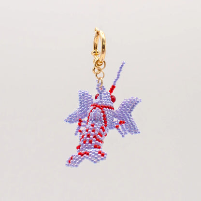 Lilac Lobster Charm