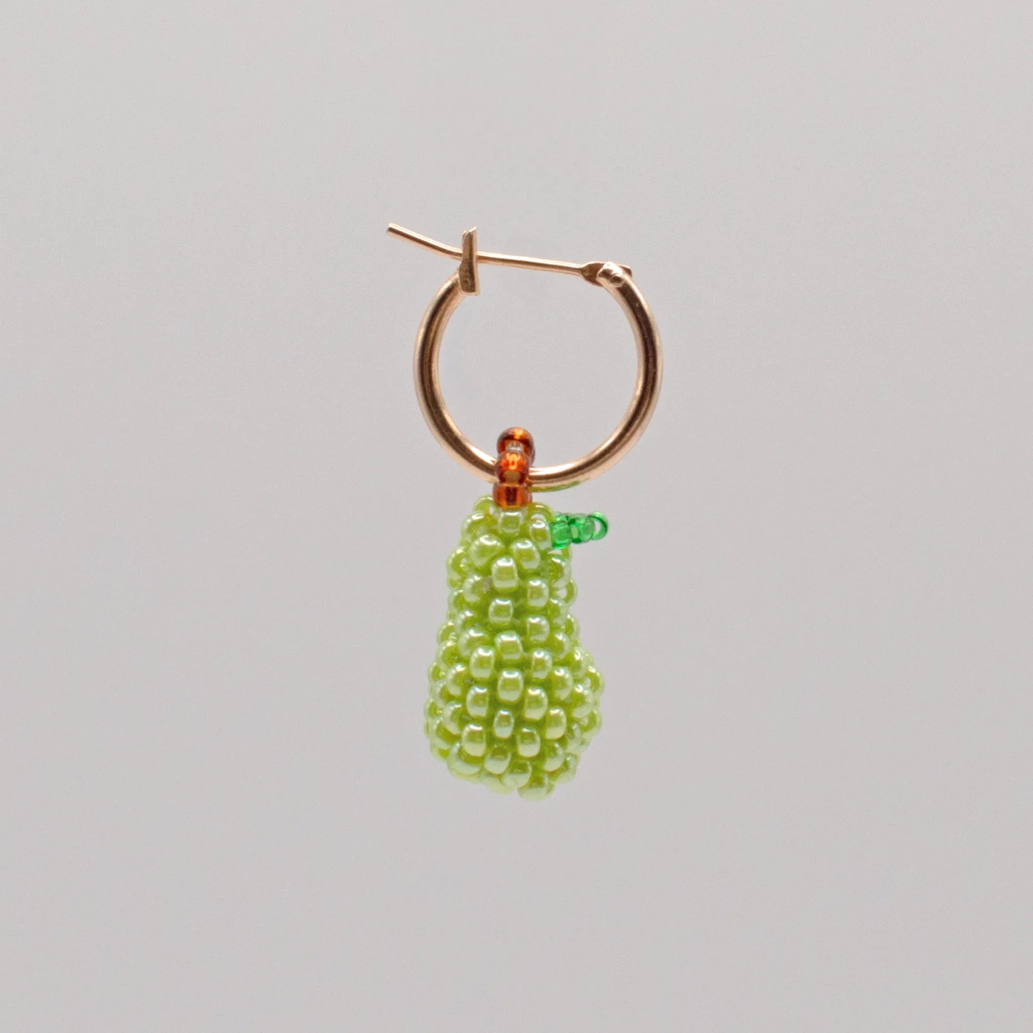 Pear Hoop Earring