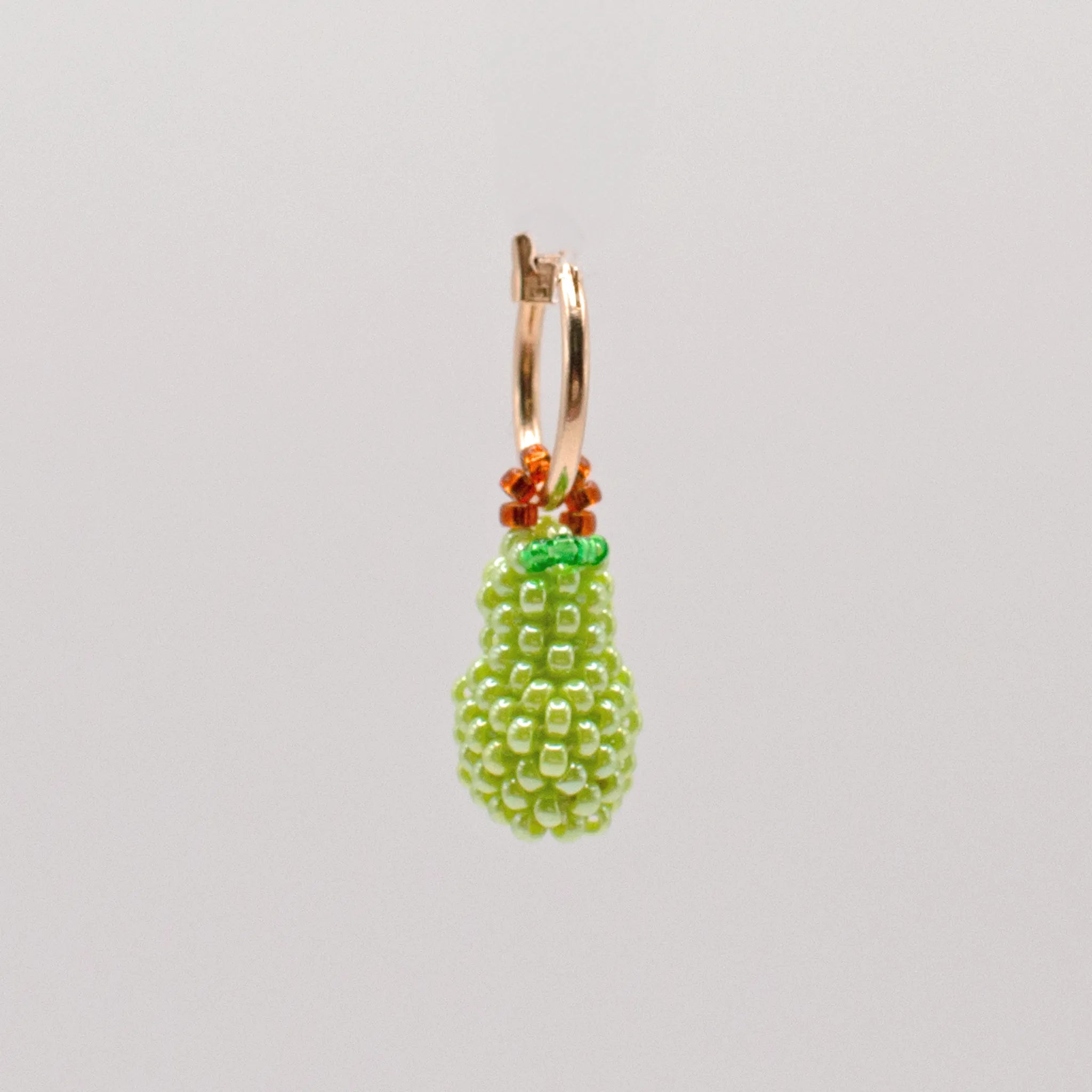 Pear Hoop Earring